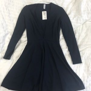 American Apparel blue skater dress